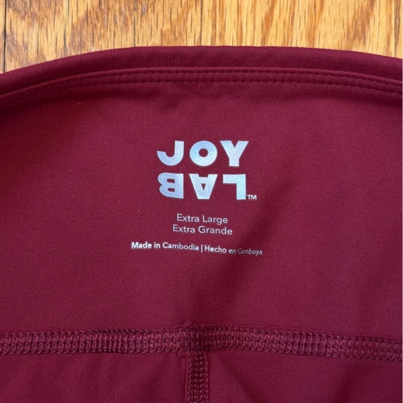 JoyLab Women’s 7/8-Length High-Rise Leggings Moisture-Wicking Size XL - Picture 2 of 5